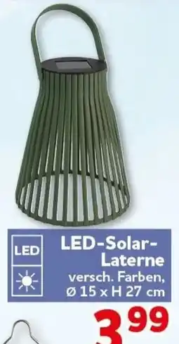 CENTERSHOP LED-Solar-Laterne Angebot