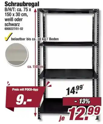 Poco Schraubregal Angebot