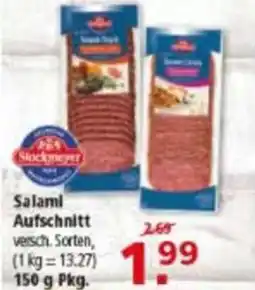Multi Markt Salami Aufschnitt Stockmeyer Angebot
