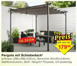 Wiglo Wunderland Pergola mit Schiebedach Angebot