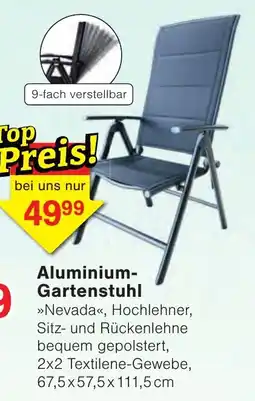 Wiglo Wunderland Aluminium-Gartenstuhl »Nevada« Angebot