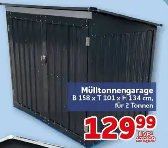 CENTERSHOP Mülltonnengarage Angebot
