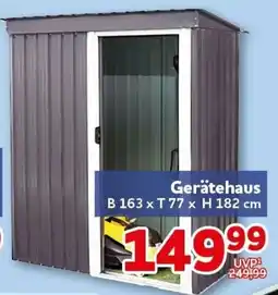 CENTERSHOP Gerätehaus Angebot
