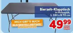 CENTERSHOP Bierzelt-Klapptisch Angebot