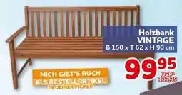 CENTERSHOP Holzbank VINTAGE Angebot