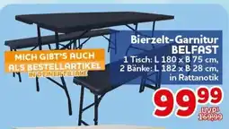 CENTERSHOP Bierzelt-Garnitur BELFAST Angebot