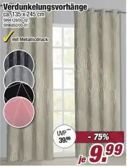 Poco Verdunkelungsvorhänge Angebot