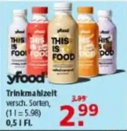 Multi Markt yfood Trinkmahlzeit Angebot