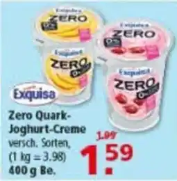 Multi Markt Exquisa Zero Quark-Joghurt-Creme Angebot