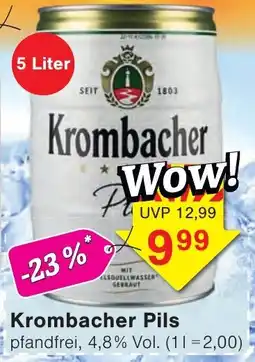 Wiglo Wunderland Krombacher Pils Angebot