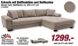 Poco Ecksofa mit Bettfunktion und Bettkasten Angebot