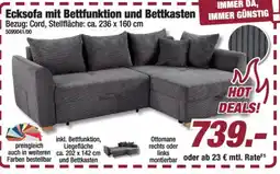 Poco Ecksofa mit Bettfunktion und Bettkasten Angebot