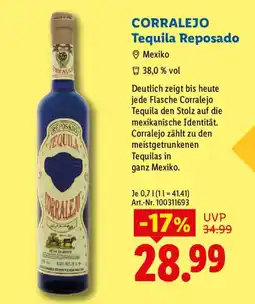 Lidl Corralejo Tequila Reposado Angebot