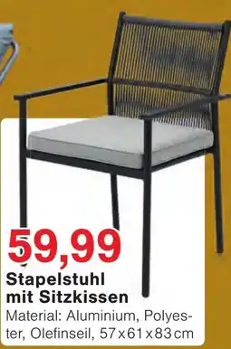 Wiglo Wunderland Stapelstuhl mit Sitzkissen Angebot
