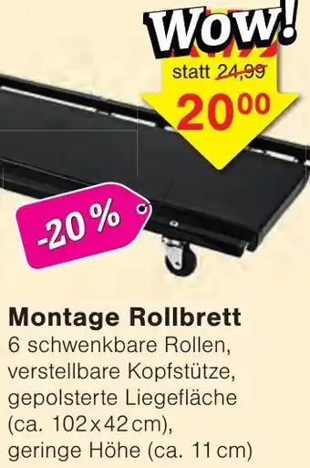 Wiglo Wunderland Montage Rollbrett Angebot