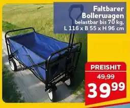 CENTERSHOP Faltbarer Bollerwagen Angebot