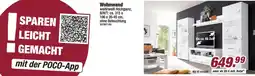 Poco Wohnwand weiB/weiß Hochglanz Angebot