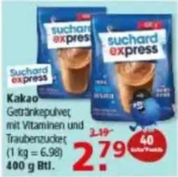 Multi Markt Suchard express Kakao Getränkepulver Angebot