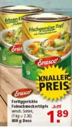 Multi Markt Erasco' Fertiggerichte Feinschmeckertöpfe Angebot