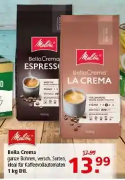 Multi Markt Bella Crema ganze Bohnen Angebot