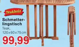 Wiglo Wunderland Schmetterlingstisch Teak Angebot