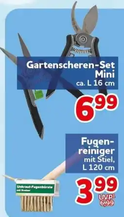 CENTERSHOP Gartenscheren-Set Mini Angebot