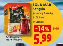 Lidl Sol & Mar Sangria Angebot