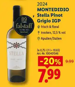 Lidl Montedidio Stella Pinot Grigio IGP Angebot