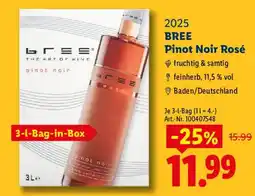 Lidl BREE Pinot Noir Rosé Angebot