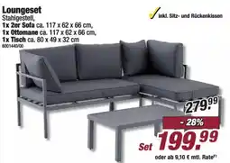 Poco LoungeSet Stahlgestell Angebot