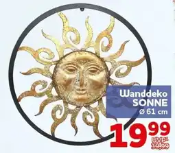 CENTERSHOP Wanddeko SONNE Angebot