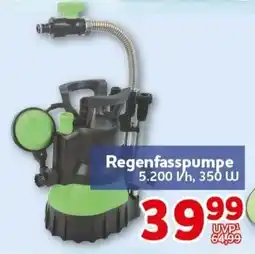 CENTERSHOP Regenfasspumpe Angebot
