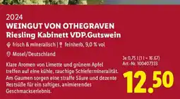 Lidl WEINGUT VON OTHEGRAVEN Riesling Kabinett VDP.Gutswein Angebot