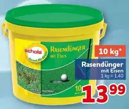 CENTERSHOP Schola Rasendünger mit Eisen Angebot