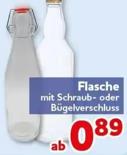 CENTERSHOP Flasche mit Schraub- oder Bügelverschluss Angebot