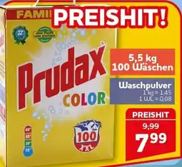CENTERSHOP Prudax COLOR Waschpulver Angebot