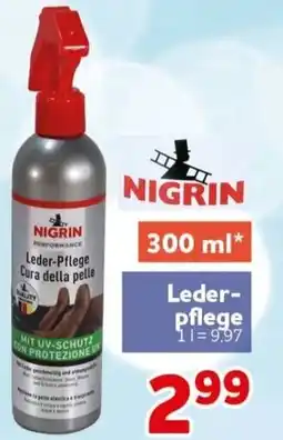 CENTERSHOP NIGRIN Leder-Pflege Angebot