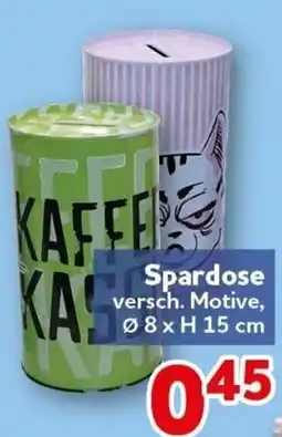 CENTERSHOP Spardose Motive Angebot