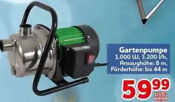 CENTERSHOP Gartenpumpe Angebot