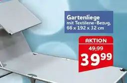 CENTERSHOP Gartenliege mit Textilene-Bezug Angebot