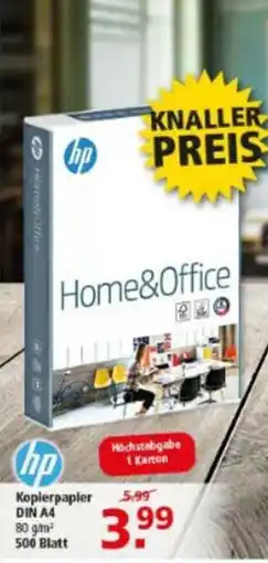 Multi Markt hp Home&Office Kopierpapier Angebot