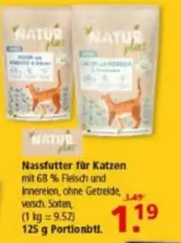 Multi Markt Natur plus Nassfutter für Katzen Angebot