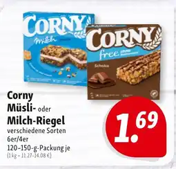 Nah & Frisch Corny Müsli- oder Milch-Riegel Angebot