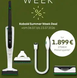 Vorwerk Vorwerk Kobold VK7 Akku-Staubsauger & Saugwischer Polster inkl. Clean Kit Angebot