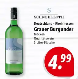 Nah & Frisch SCHNEEKLOTH Grauer Burgunder Angebot