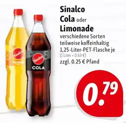 Nah & Frisch Sinalco Cola oder Limonade Angebot