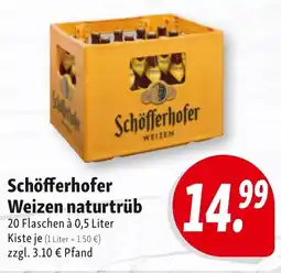 Nah & Frisch Schöfferhofer Weizen naturtrüb Angebot