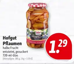 Nah & Frisch Hofgut Pflaumen Angebot