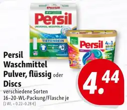Nah & Frisch Persil Waschmittel Pulver, flüssig oder Discs Angebot