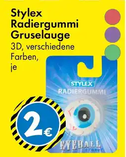 TEDi Stylex Radiergummi Gruselauge Angebot